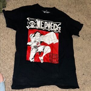 Black One Piece Graphic T-Shirt